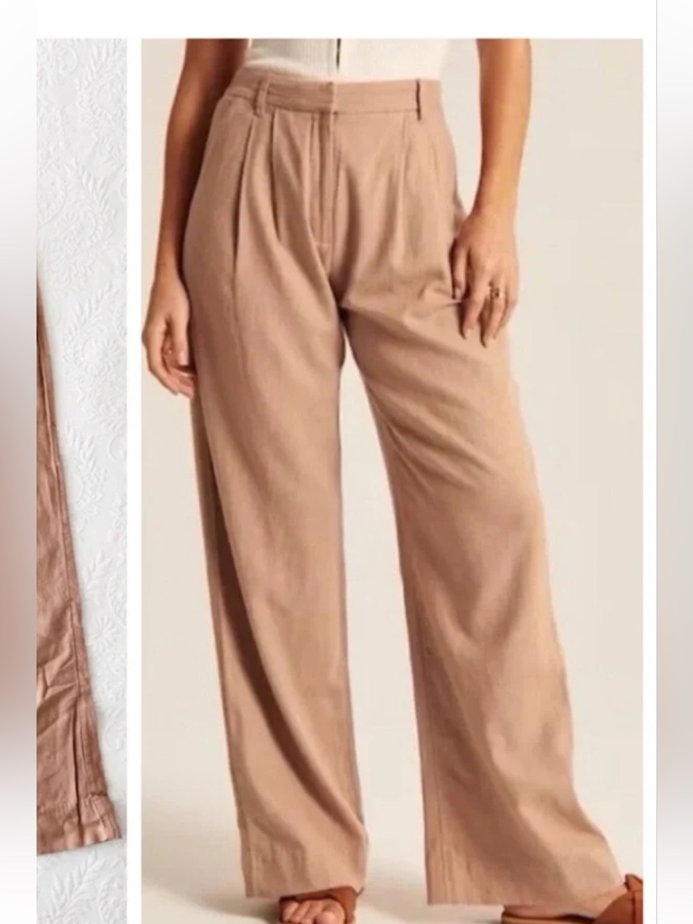 NWT Abercrombie & Fitch Sloane Front Wide Leg ~ Size XS Long